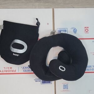 BCOZZY Black Gray Travel Neck Pillow size Large Adult